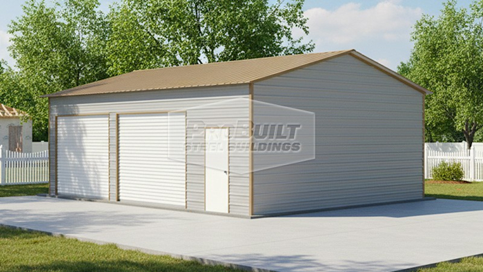 22x30 Two Car Garage