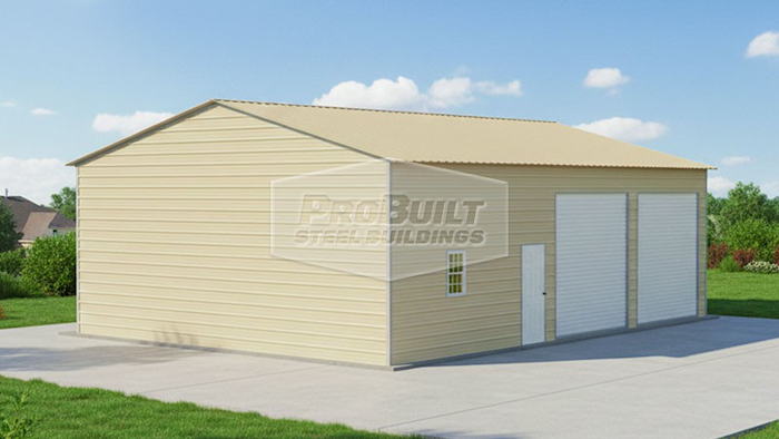 30x40 Vertical Roof Garage