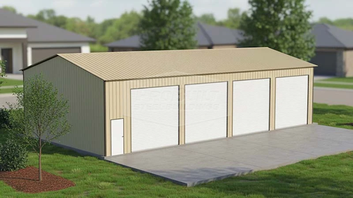 30x60 Side Entry Garage