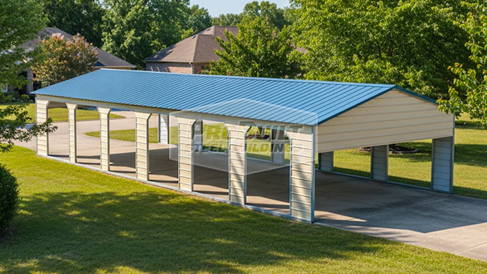 24x65 Metal carport