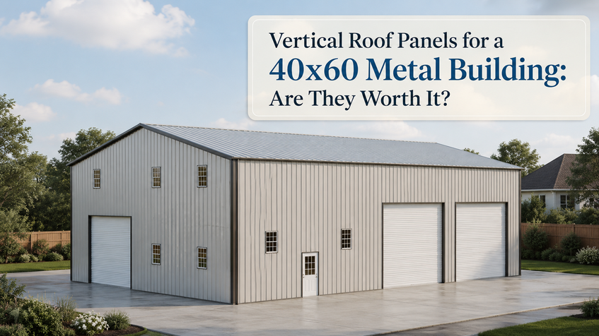 thumbnail-Vertical Roof Panels for a 40x60 Metal Building: Are They Worth It?