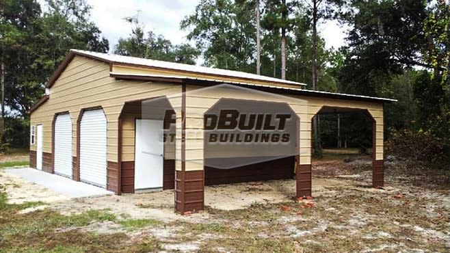 48x25 Steel Barn