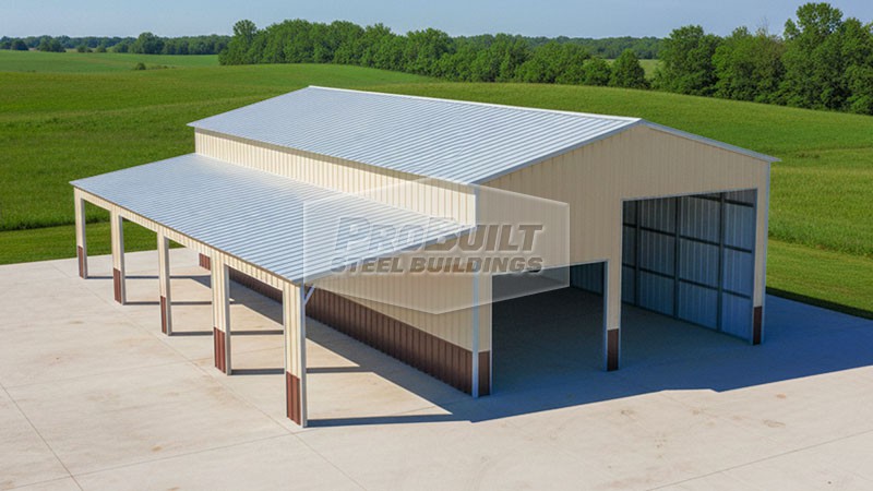 36x50 Metal Garage - Probuilt Steel Buildings