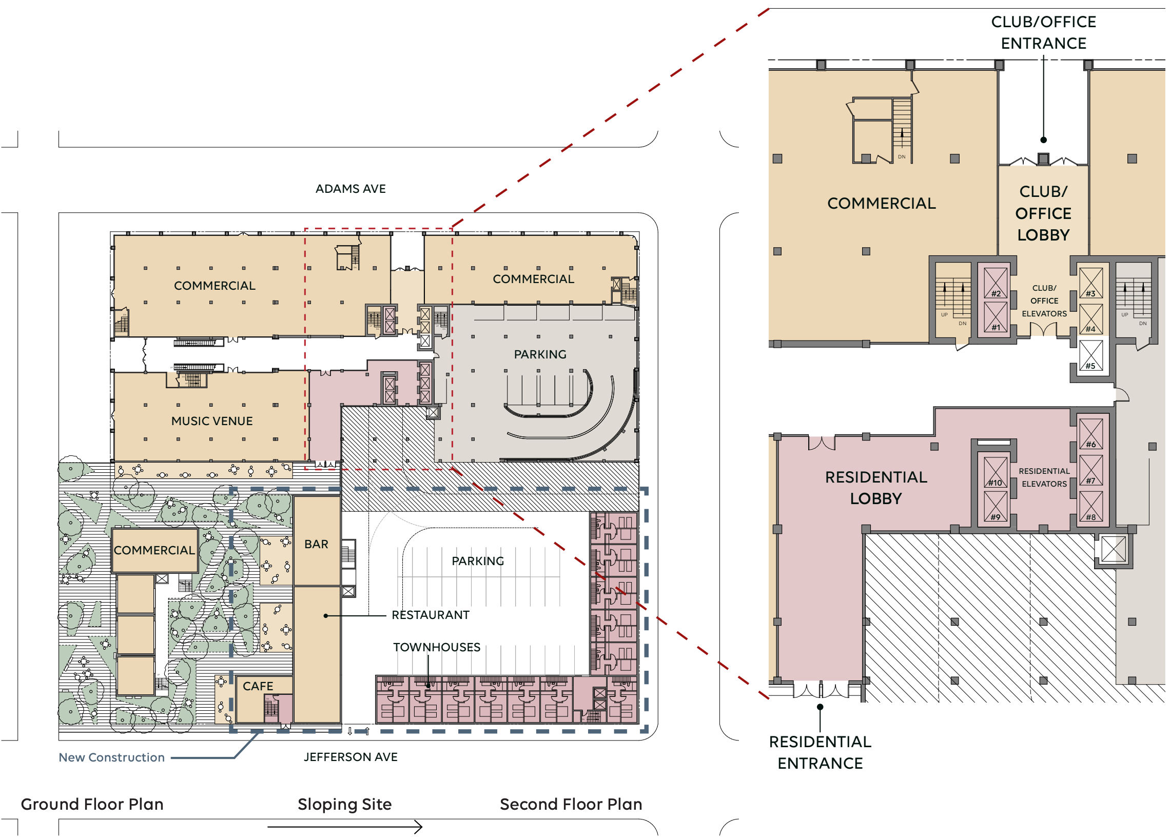 design ideas mixed use floorplan