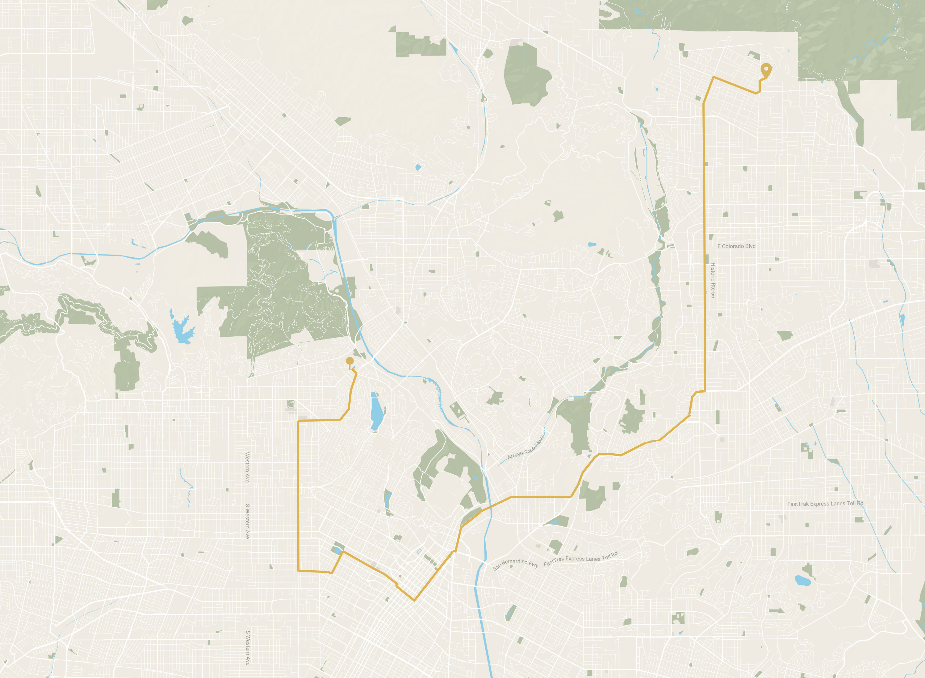 Omgivnings Historic House Relocation Project - Alice Blackburn House Relocation Map.