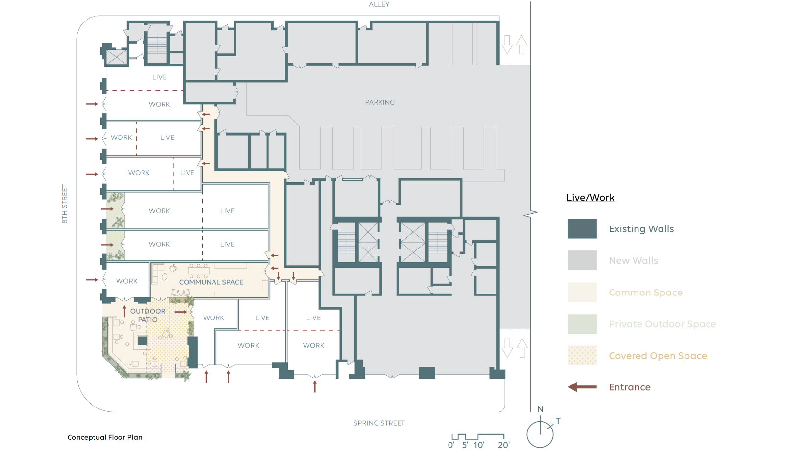 sentral conceptual floorplan