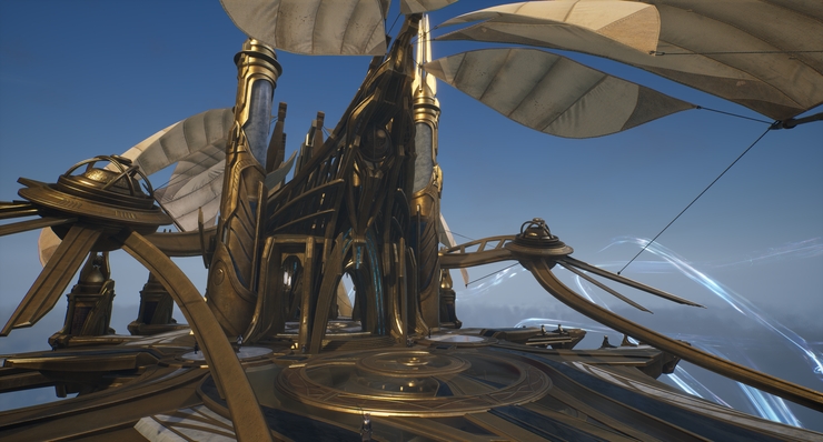 A massive Resistance airship capable of crossing dimensions, built as the pinnacle of arcane engineering to combat the Arkeum Legion.