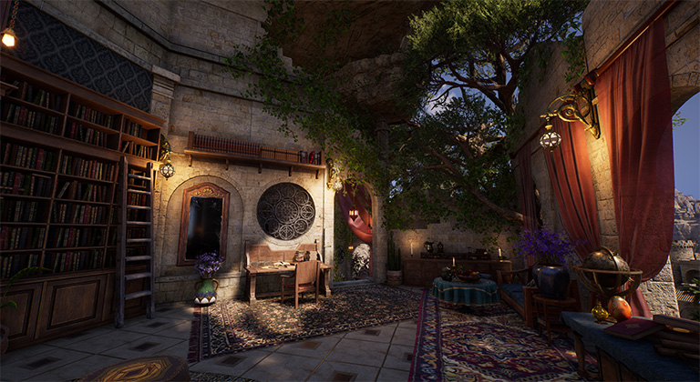 Background game scene