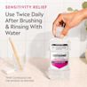 LISTERINE® Sensitive Teeth sensitivity relief use twice daily after brushing & rinsing with water