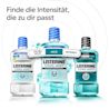 LISTERINE® Cool Mint in drei Intensitäten; Extra Mild und Mild ohne Alkohol, Intensive‑Variante mit Alkohol.