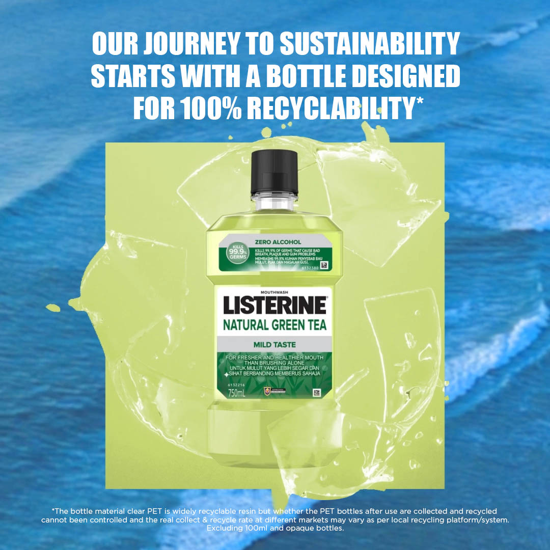 LISTERINE® NATURAL GREEN TEA MILD TASTE - Image 10 - Listerine - en-MY