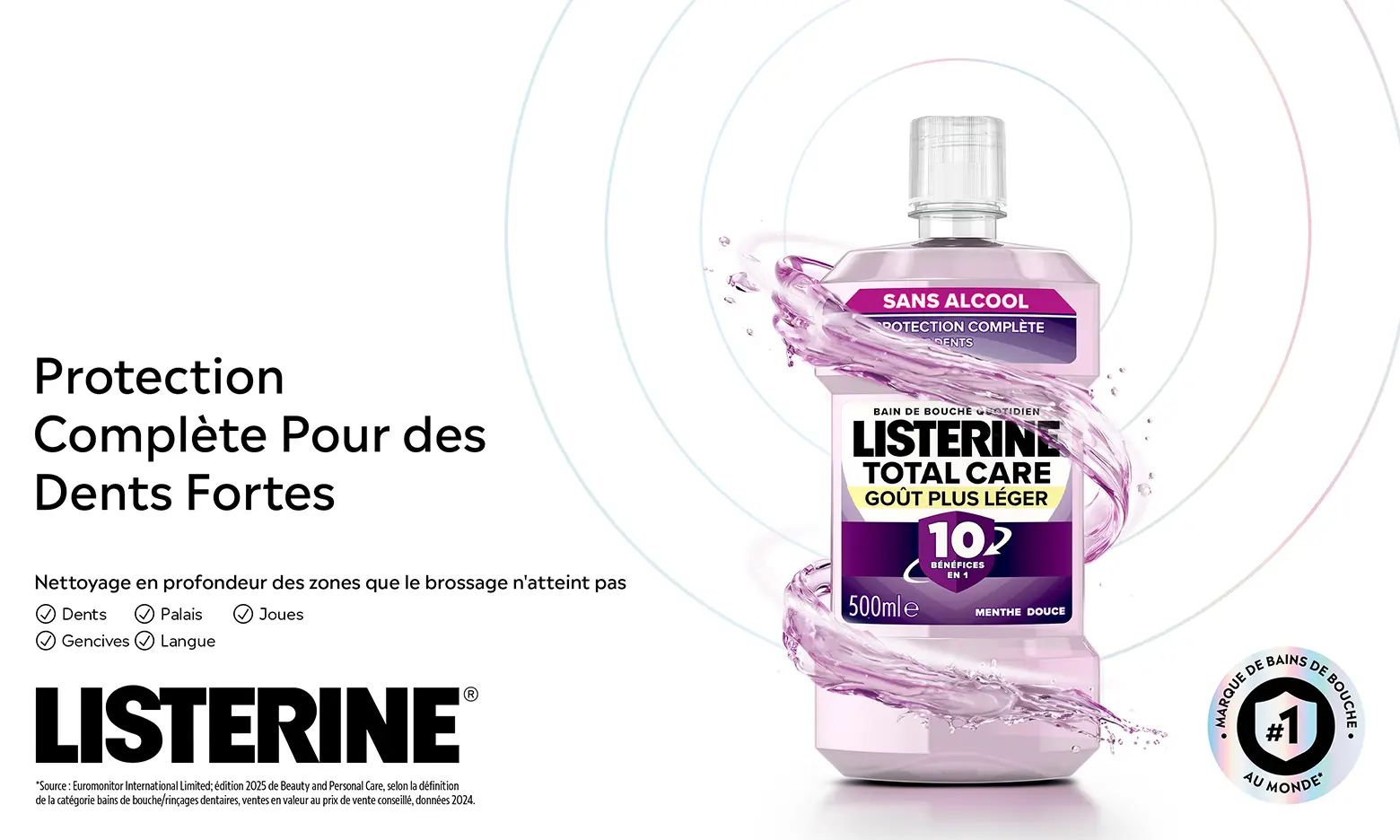 Listerine | Protection complète pour des dents fortes