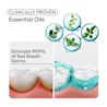 Clinically proven essential oils. Eliminate 99.9% of bad breath germs