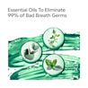 LISTERINE® FRESHBURST® Pocketmist, essential oils to eliminate 99% of bad breath germs