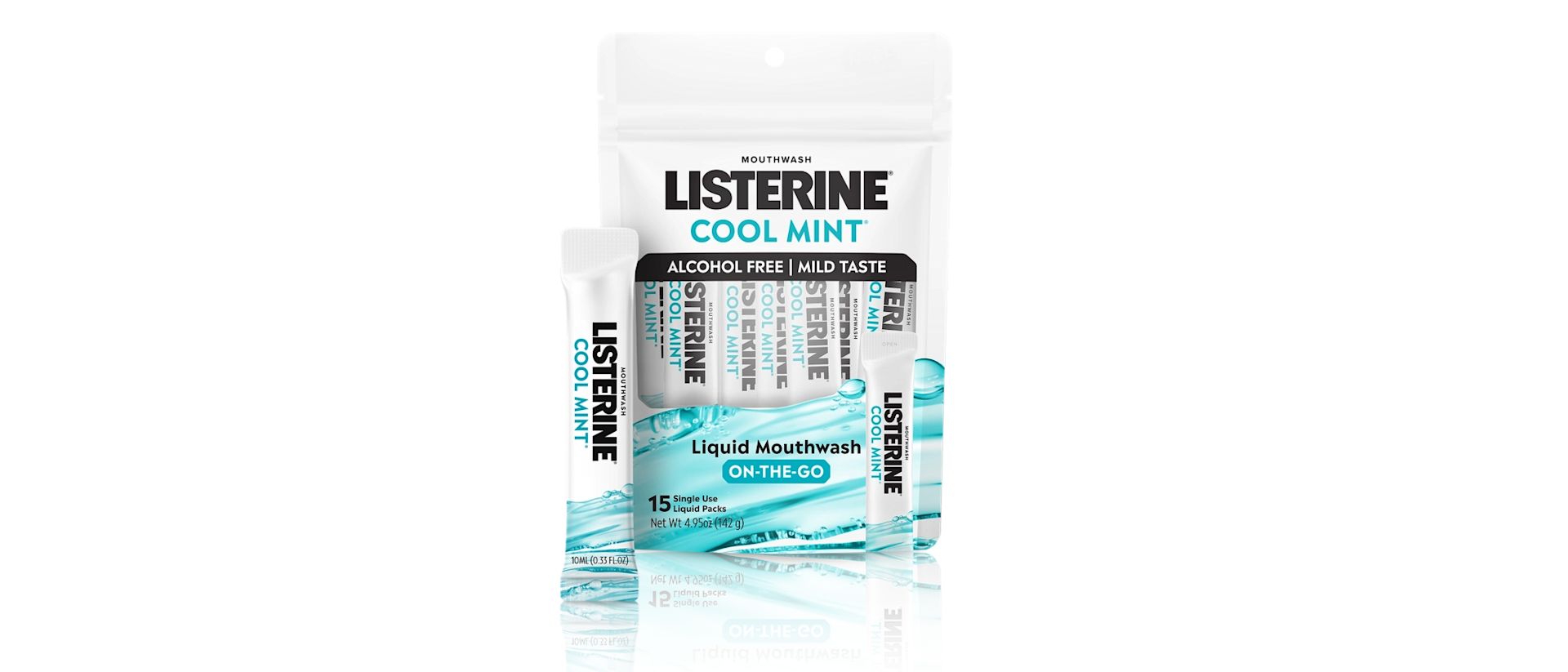Banner awards featuring LISTERINE® On-The-Go Mouthwash Packets