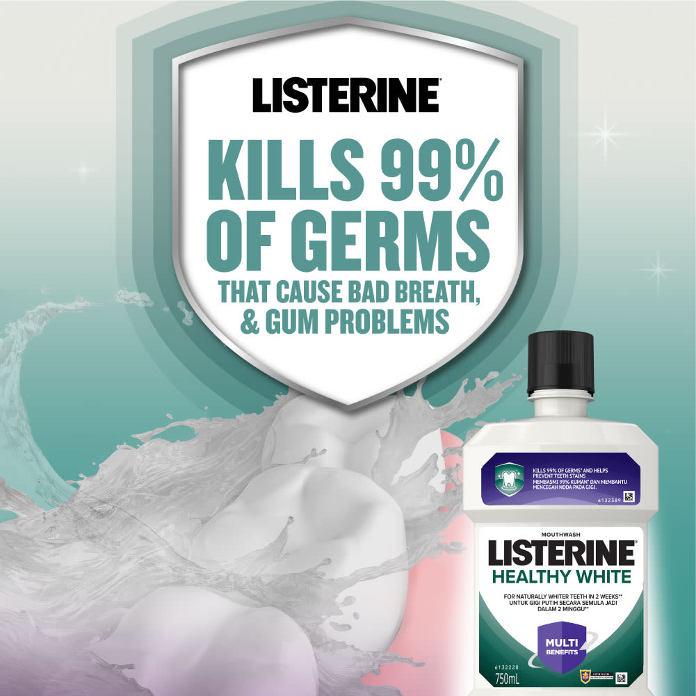 LISTERINE® HEALTHY WHITE - Image 3 - Listerine - en-MY