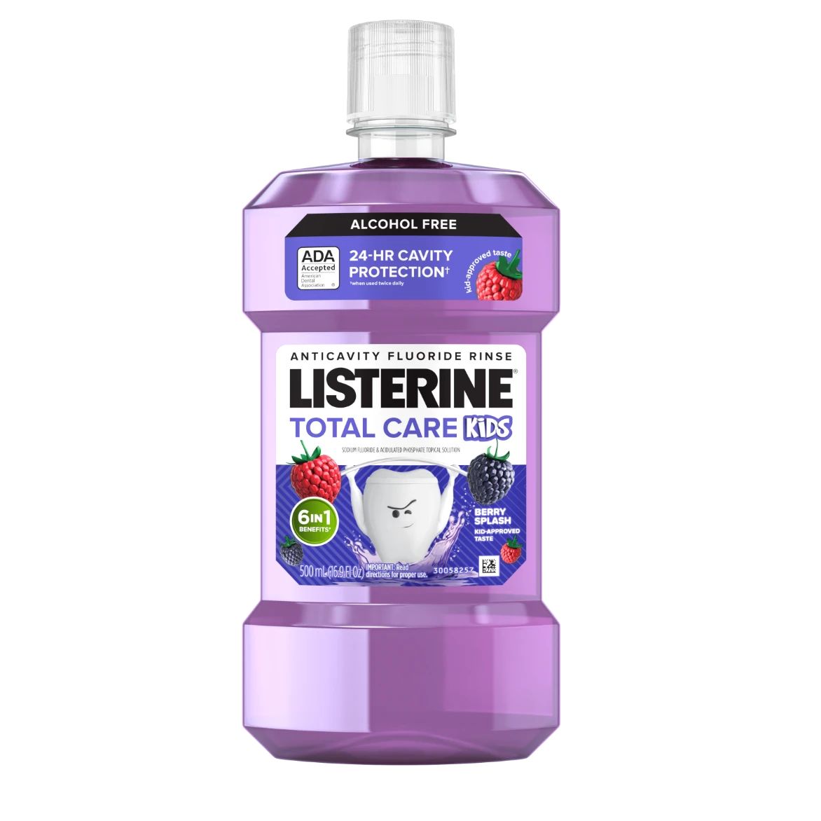 Listerine Anticavity Fluoride Smart Rinse Mouthwash for stronger teeth & better cavity protection