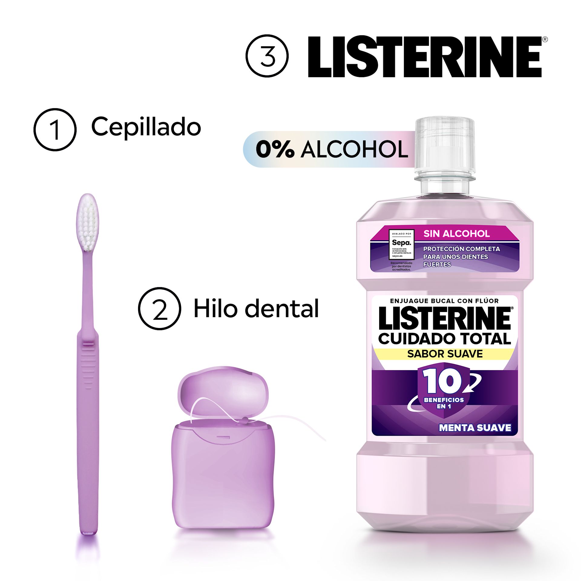 Enjuague Bucal LISTERINE® Cuidado Total Anti-Sarro - Image 4 - Listerine - es-ES