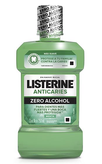 Enjuague bucal LISTERINE® Anticaries Zero Alcohol