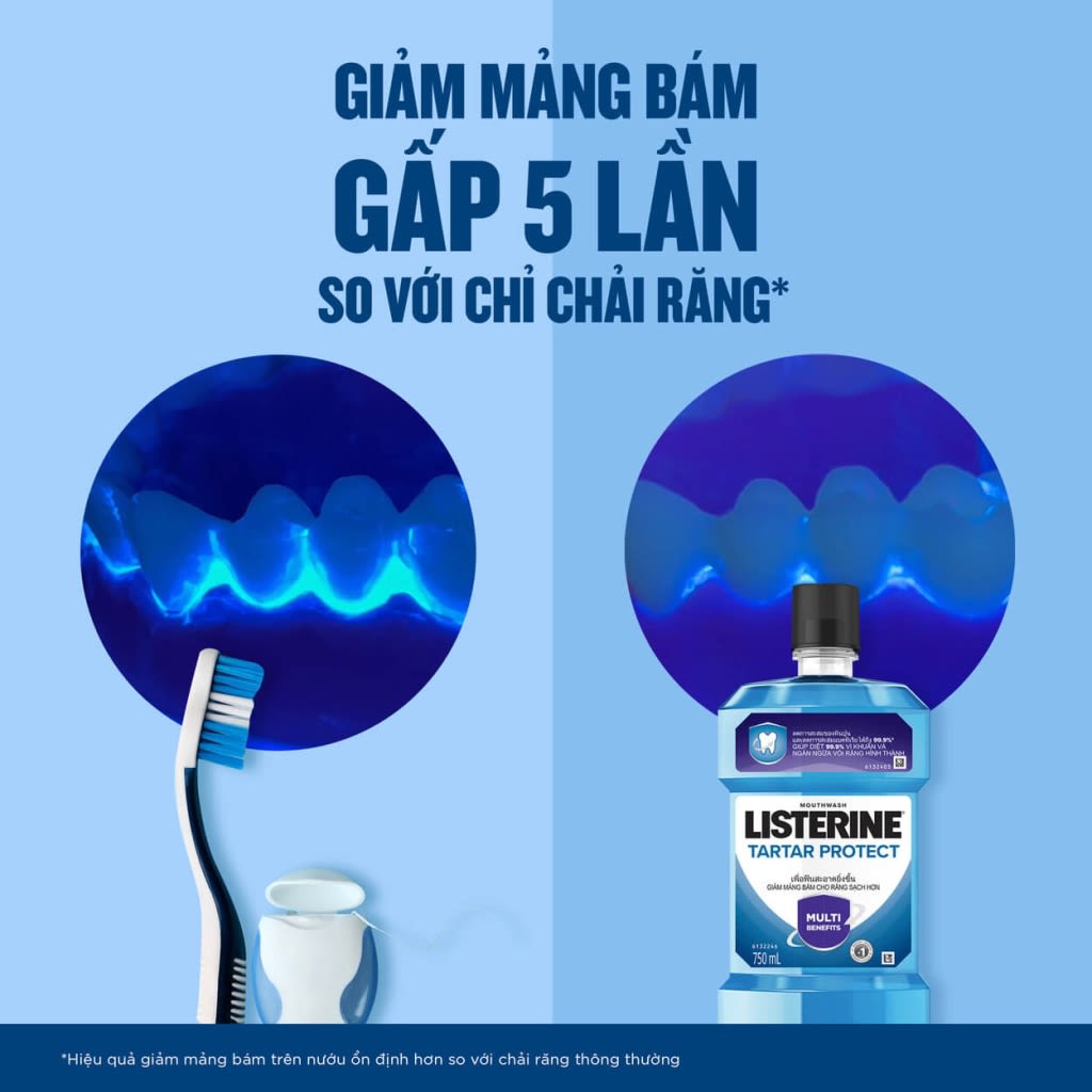 Nước súc miệng diệt khuẩn LISTERINE ® TARTAR PROTECT - Image 6 - Listerine - vi-VN