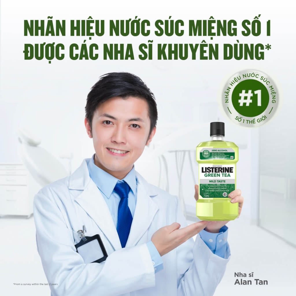 Nước súc miệng diệt khuẩn LISTERINE ® GREEN TEA ZERO ALCOHOL - Image 7 - Listerine - vi-VN