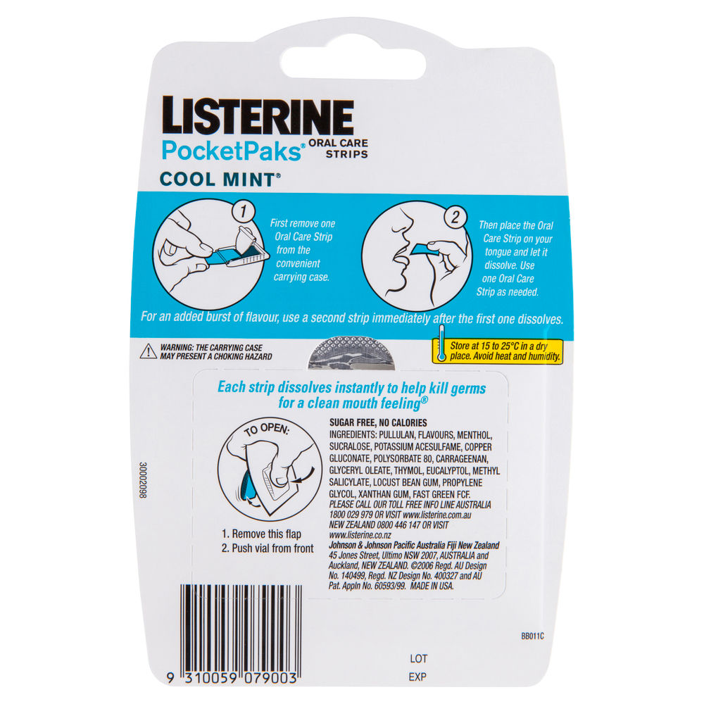 LISTERINE POCKETPAKS® Oral Care Strips - Image 4 - Listerine - en-AU