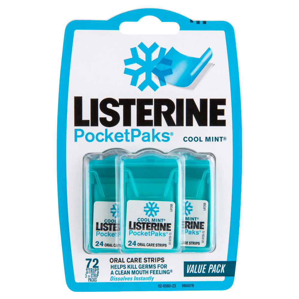 Listerine® Pocketpaks Cool Mint Oral Care Strips