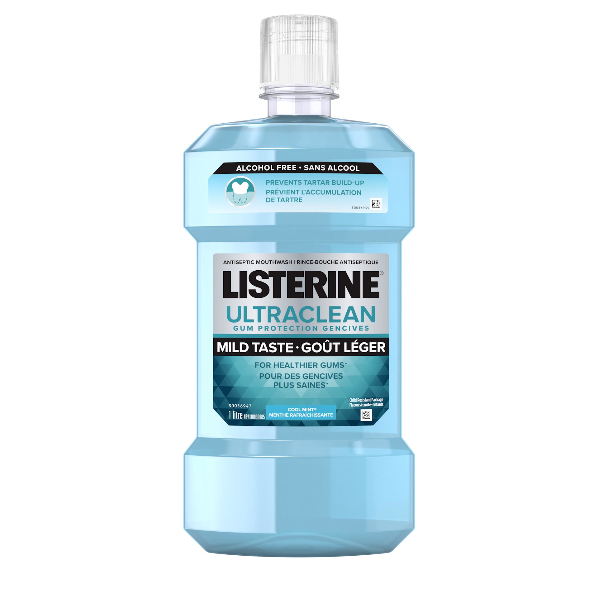 Rince-bouche antiseptique Listerine Ultraclean, Protection des gencives