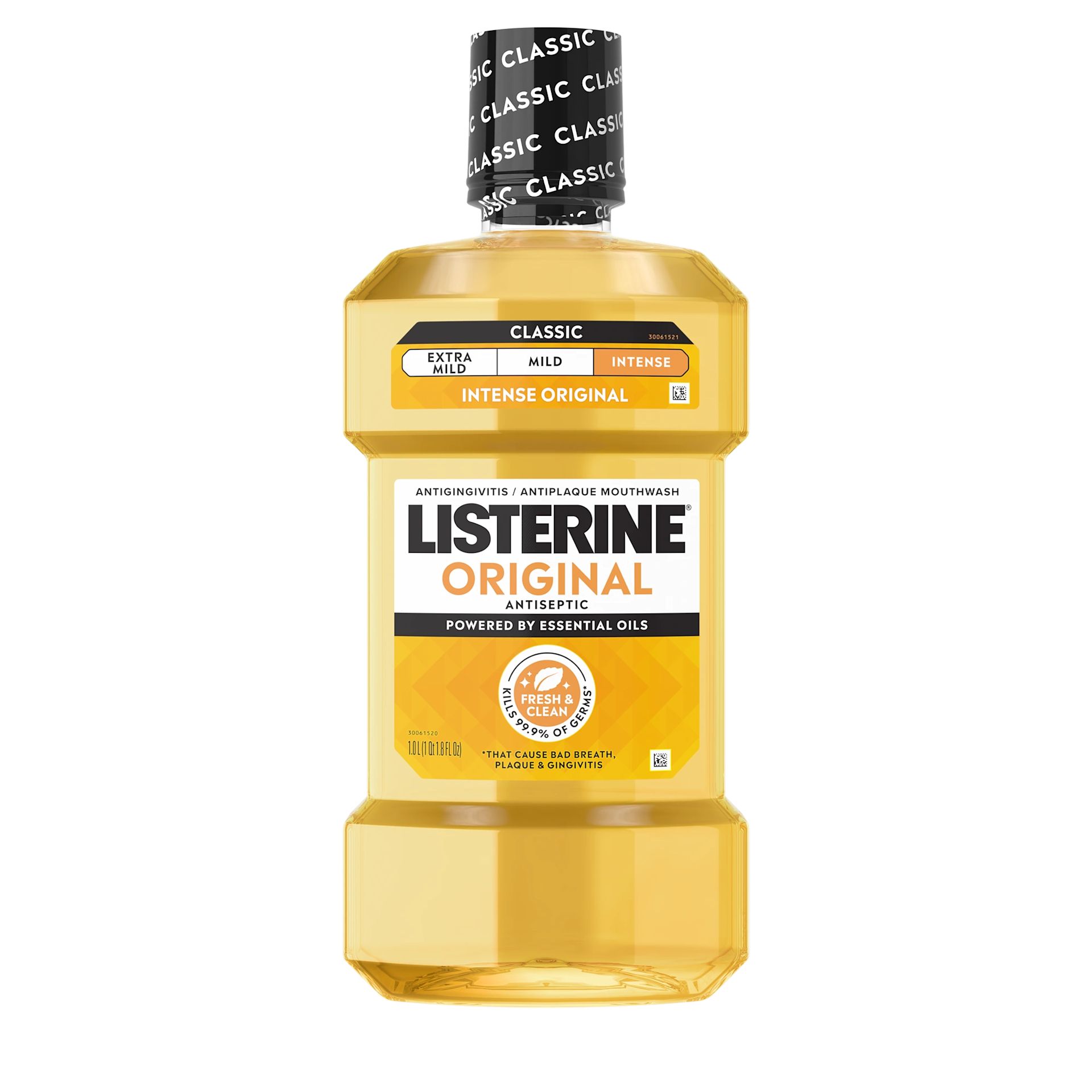 Front pack shot of LISTERINE® Original Intense Antiseptic Mouthwash 1L
