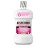 Listerine Sensitivity Mouthrinse contains zero alcohol & shields & protects sensitive areas of teeth