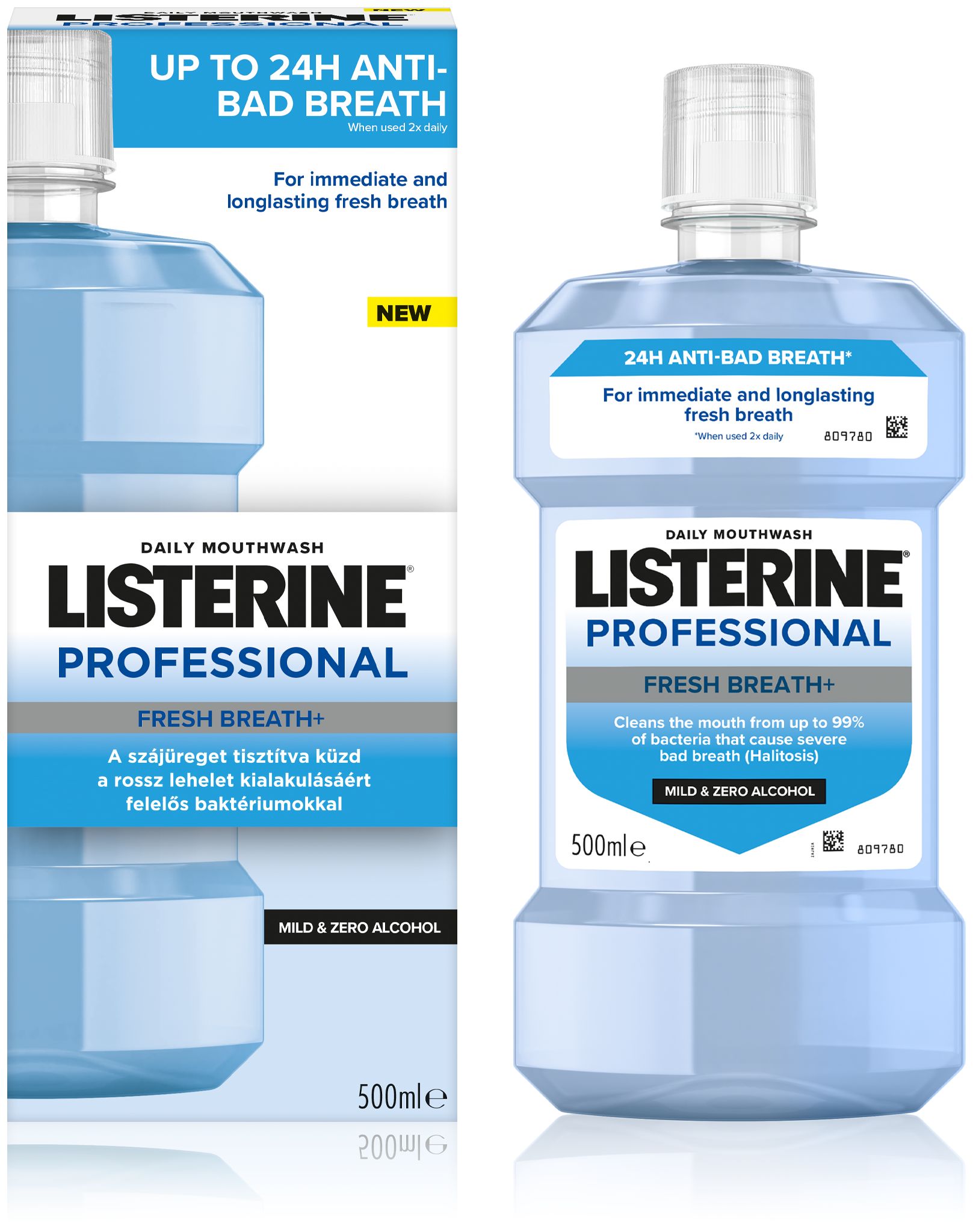 LISTERINE® PROFESSIONAL FRESH BREATH+ 