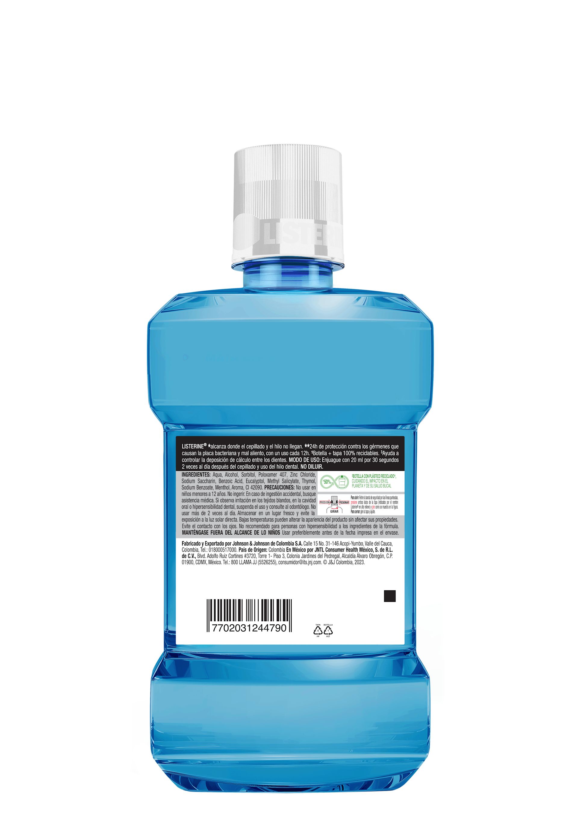 Enjuague Bucal LISTERINE® Ultraclean Frescura Intensa BACK