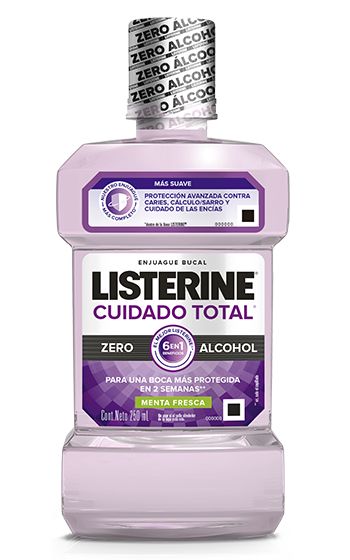 Enjuague bucal LISTERINE® Cuidado Total Zero Alcohol