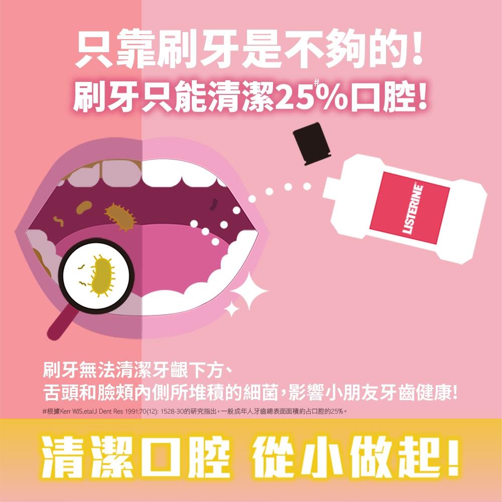李施德霖兒童漱口水 - Image 5 - Listerine - zh-Hant-TW