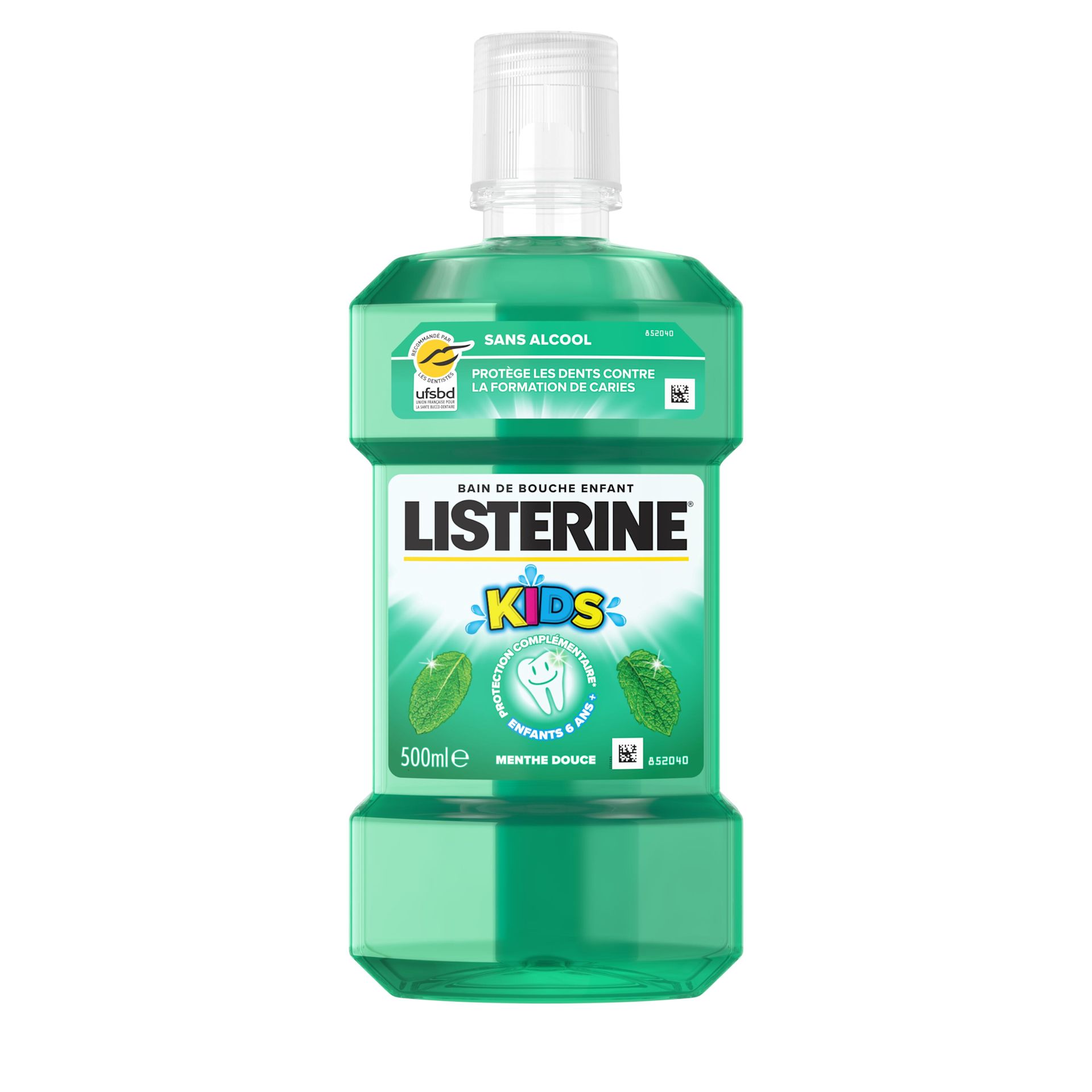 Bain de Bouche Enfant LISTERINE® KIDS Menthe Douce Sans Alcool