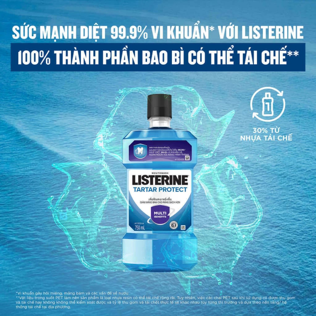 Nước súc miệng diệt khuẩn LISTERINE ® TARTAR PROTECT - Image 1 - Listerine - vi-VN