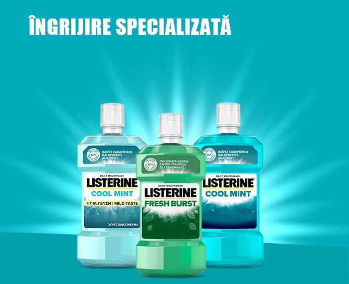 ÎNDEPĂRTEAZĂ PÂNĂ LA 99% DIN BACTERII*