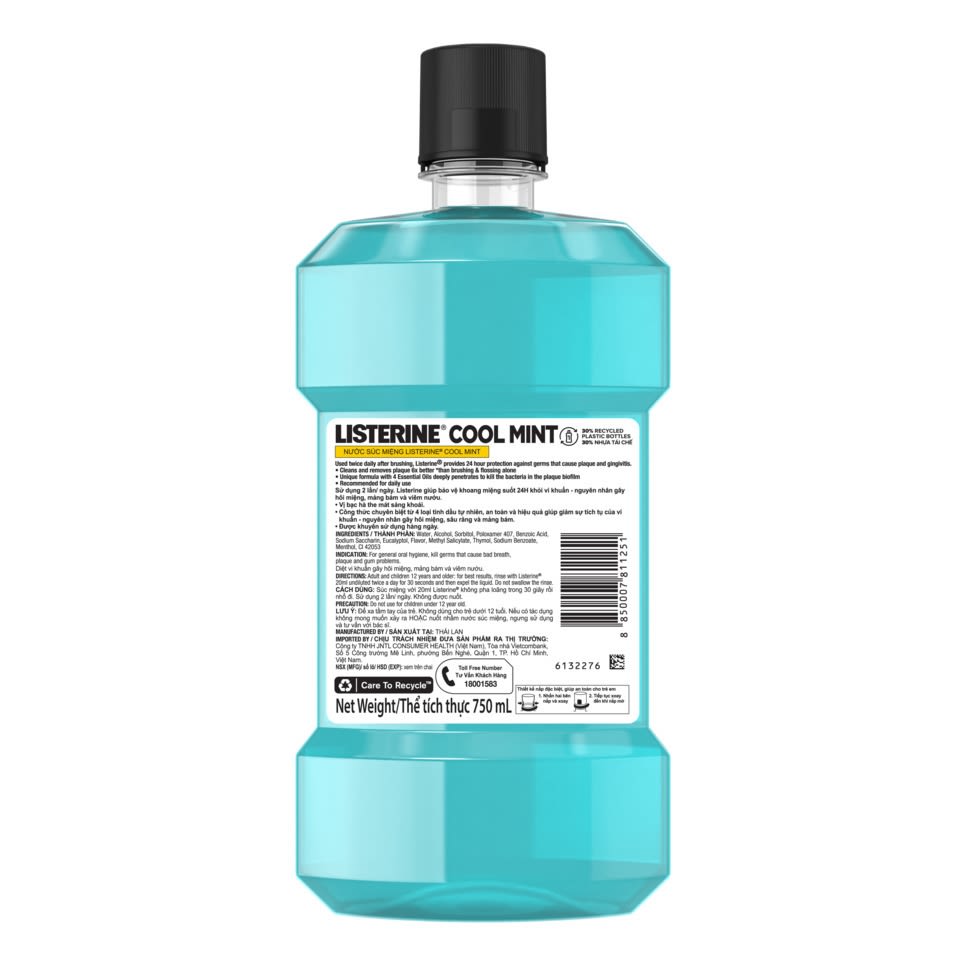 Nước súc miệng diệt khuẩn LISTERINE ® COOL MINT - Image 3 - Listerine - vi-VN