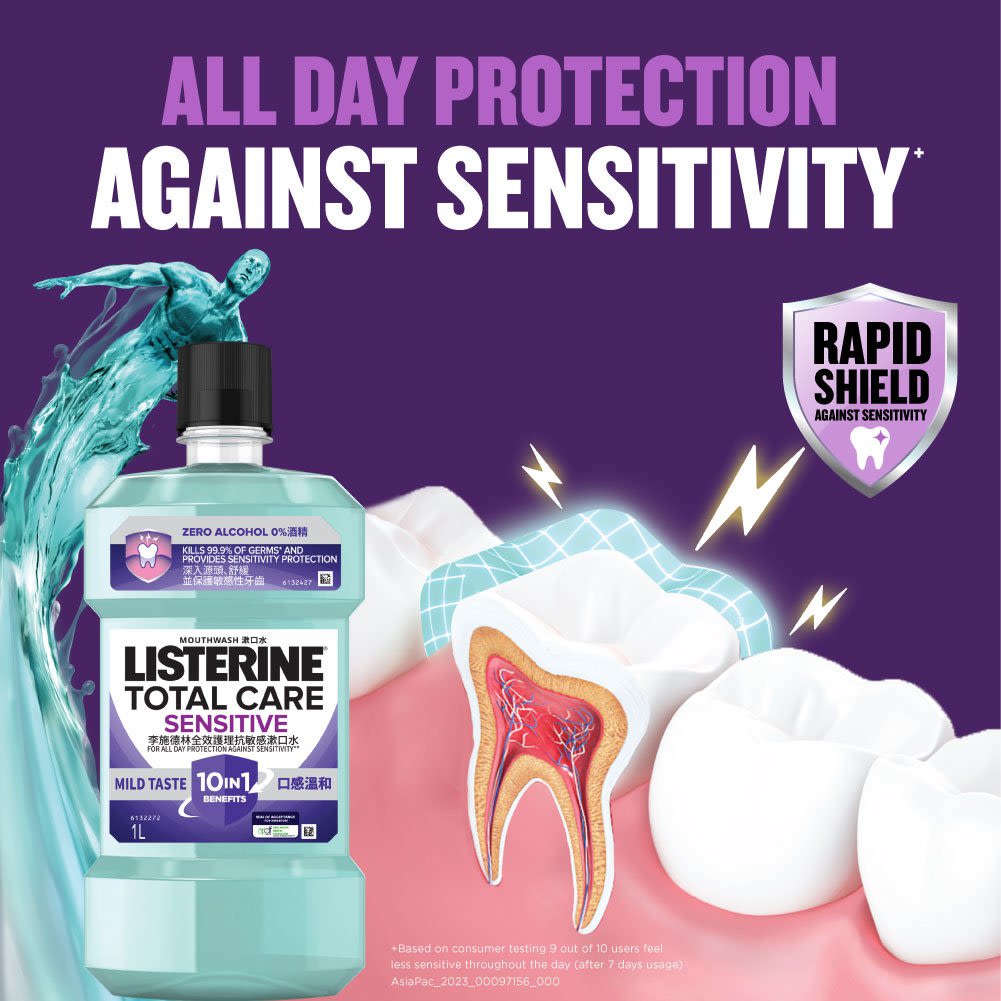LISTERINE® TOTAL CARE SENSITIVE - Image 5 - Listerine - en-SG