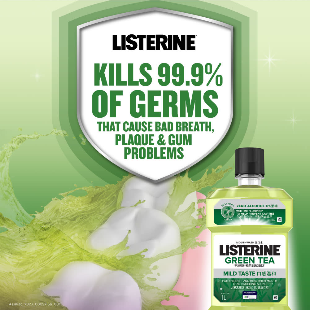 LISTERINE® Green Tea Mild Taste (Zero Alcohol) - Image 5 - Listerine - en-SG