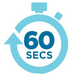 Sixty second timer icon