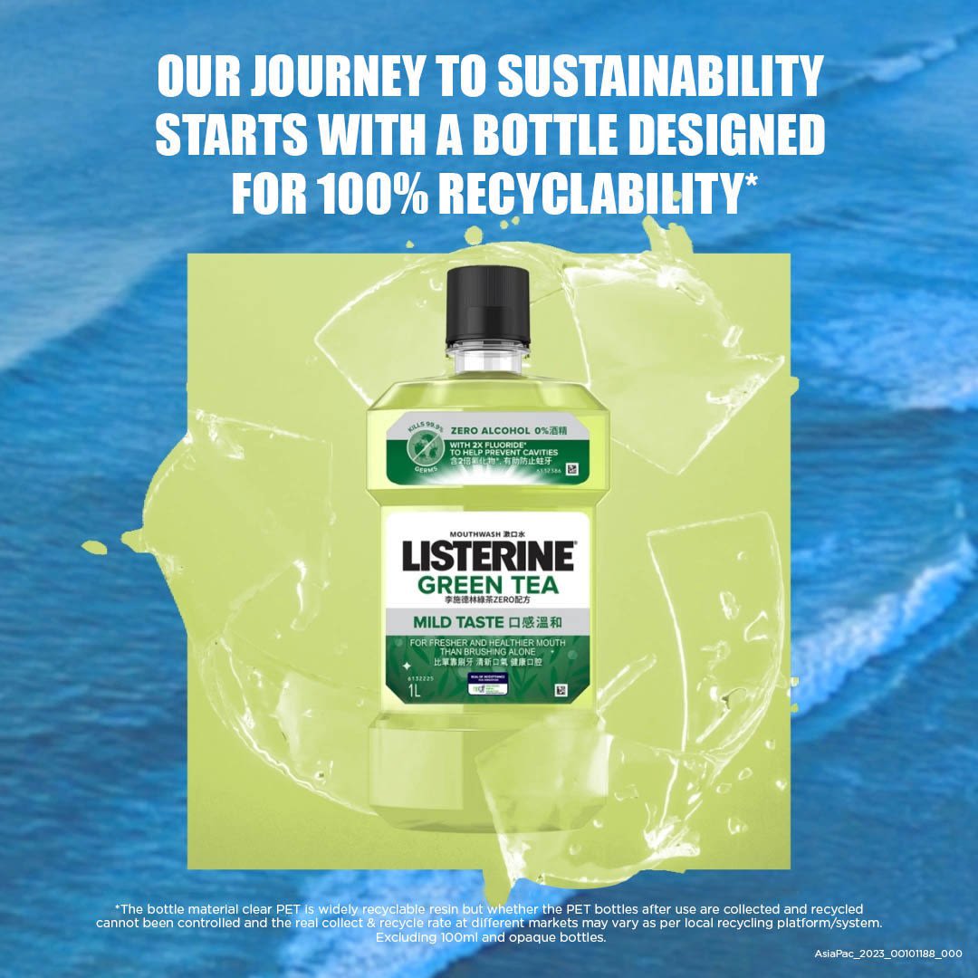 LISTERINE® Green Tea Mild Taste (Zero Alcohol) - Image 2 - Listerine - en-SG