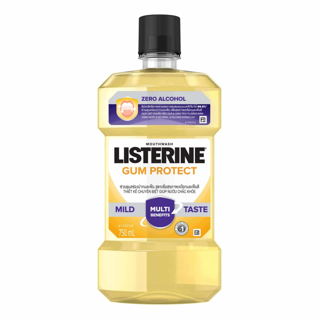 Nước súc miệng diệt khuẩn LISTERINE® GUM PROTECT ZERO ALCOHOL