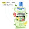 LIS B+ Claim Citrus Mint RGB 02 LISTERINE® Citrus Mint Alcohol Free Mouthwash - New, Mild Taste and Alcohol free