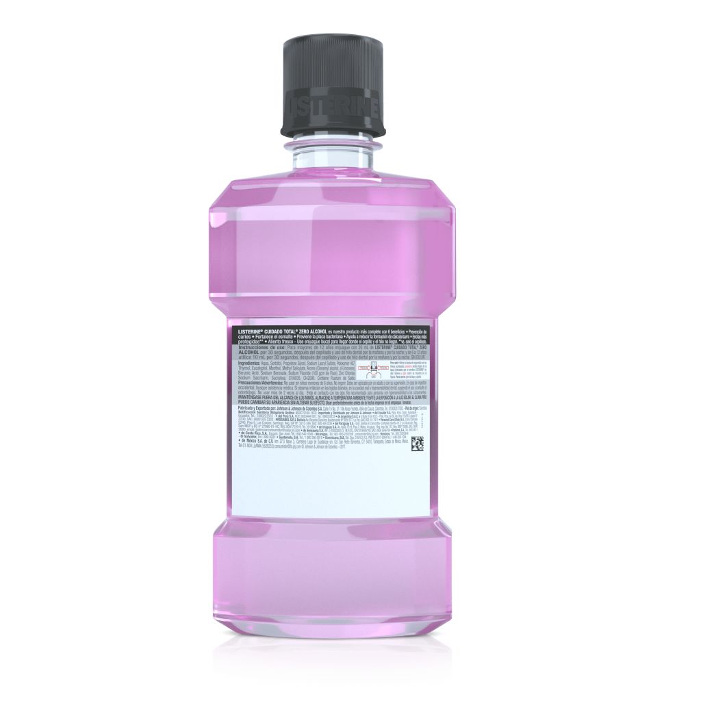 Producto listerine cuidado total zero front