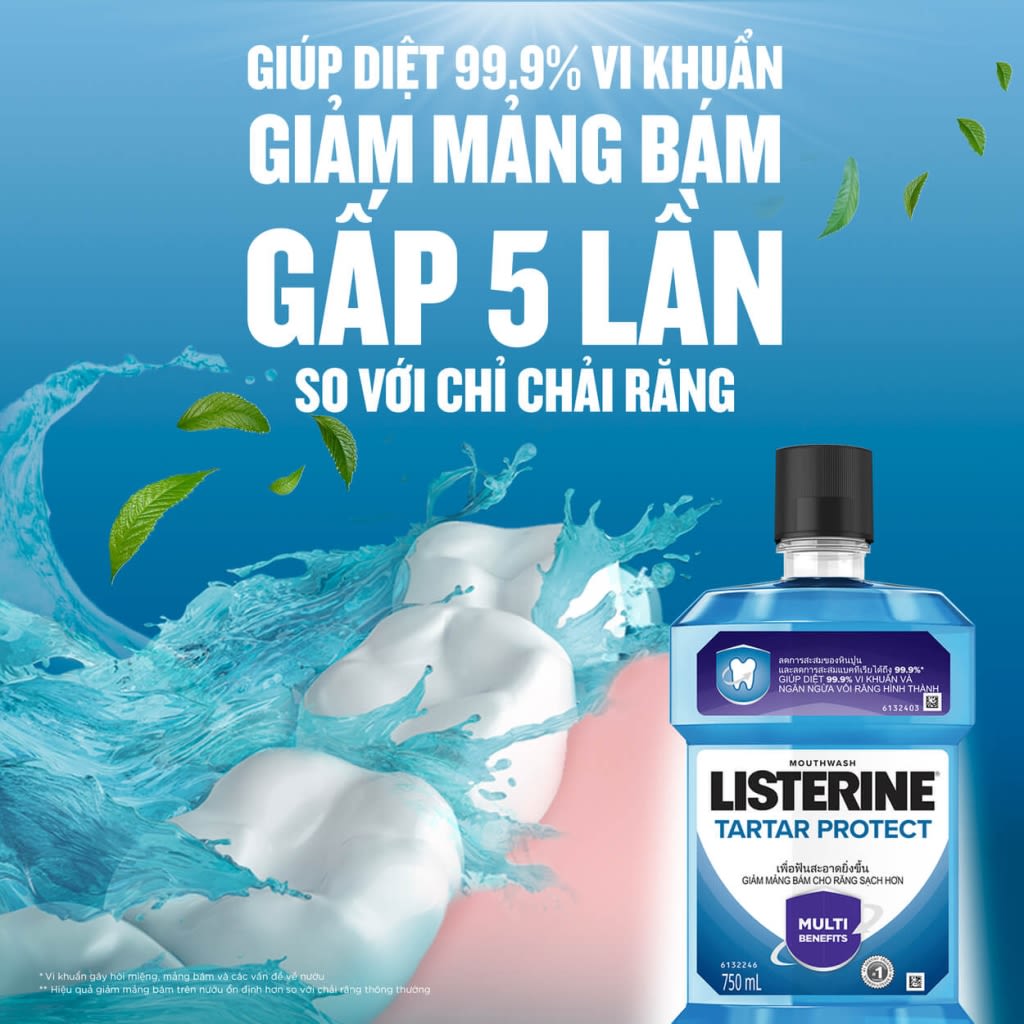 Nước súc miệng diệt khuẩn LISTERINE ® TARTAR PROTECT - Image 5 - Listerine - vi-VN