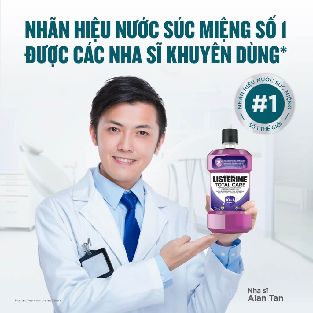 Nước súc miệng diệt khuẩn LISTERINE ® TOTAL CARE - Image 1 - Listerine - vi-VN