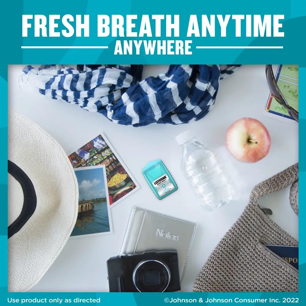 LIS_PocketPak_Anytime_Anywhere LISTERINE POCKETPAKS COOL MINT: Fresh Breath Anytime, Anywhere