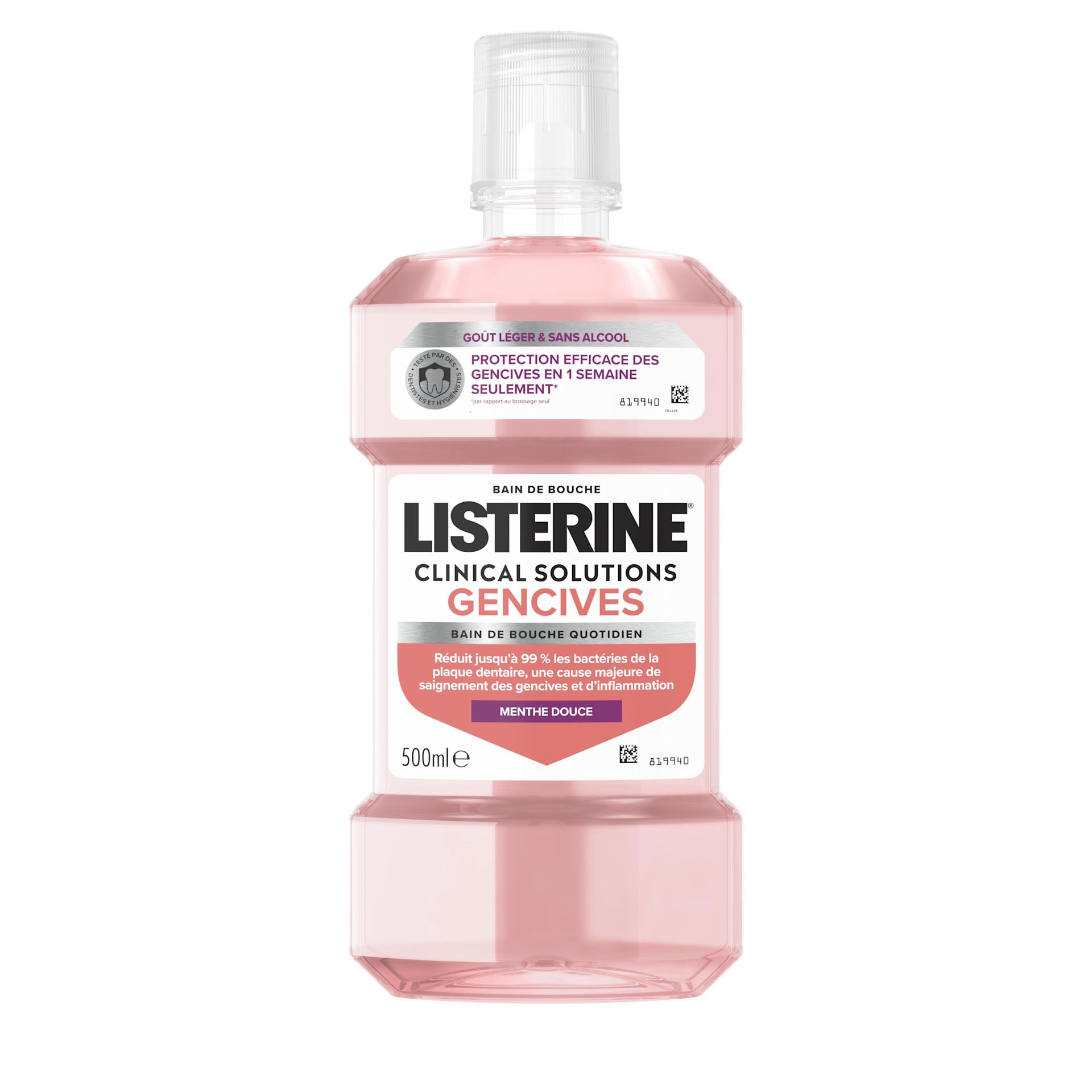 Bain de Bouche LISTERINE® Clinical Solutions Gencives Goût Léger Sans Alcool