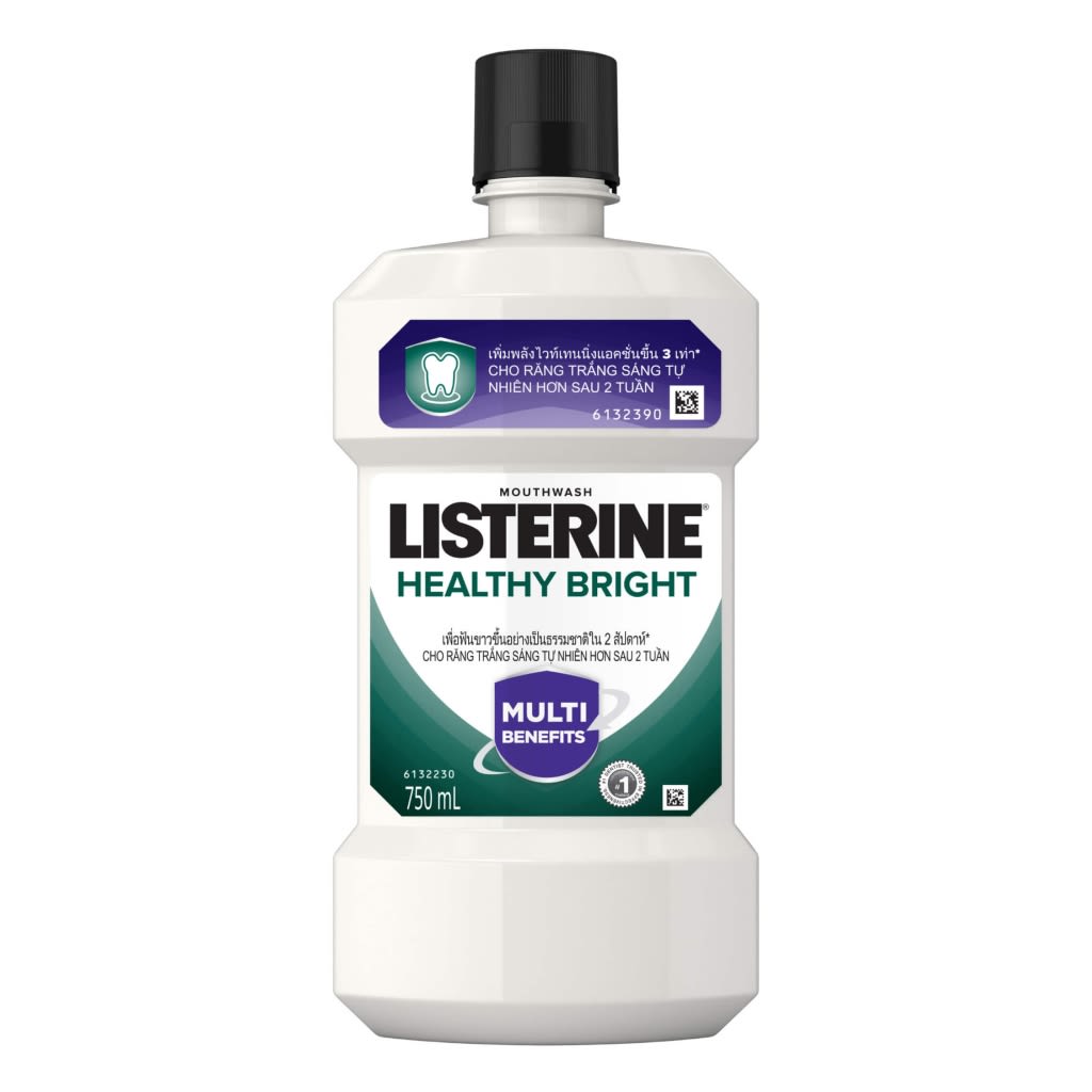 Nước súc miệng diệt khuẩn LISTERINE® HEALTHY BRIGHT